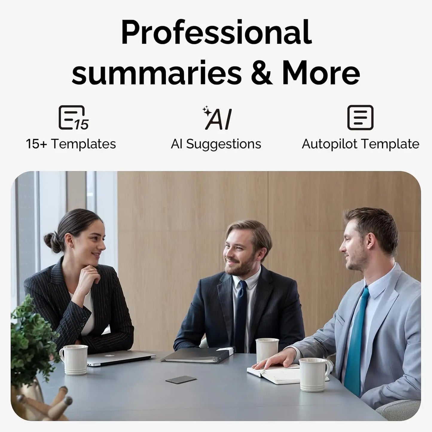 PLAUD NOTE – AI Meeting Recorder for Students & Professionals, Instant Transcripts & Summaries
