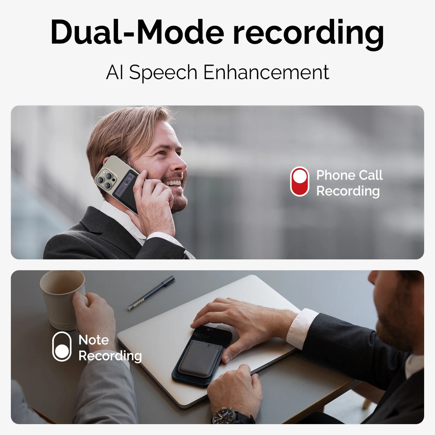PLAUD NOTE – AI Meeting Recorder for Students & Professionals, Instant Transcripts & Summaries