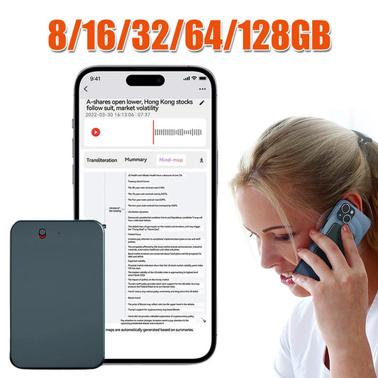 AI Voice Recorder with APP Note Voice Recorder Voice To Text Conversion Device for Lectures Phone Calls Meetings Interviews Etc